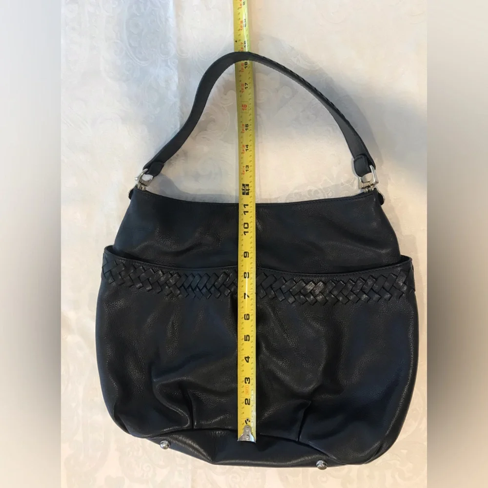 Helen Kaminski Black Leather Handbag Tote Bag